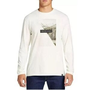 Men's Apline Design Long Sleeve Graphic T-Shirt White XXL Ski Snowboard Snow NWT